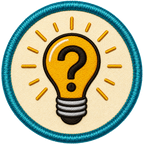 Keefe Reuther logo: lightbulb with question mark
